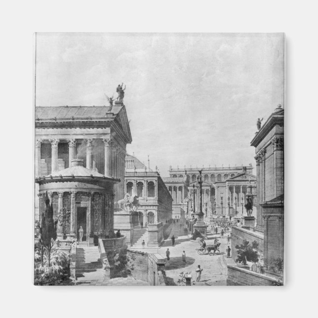 Das Forum der Antike von 1914 Magnet (Vorne)
