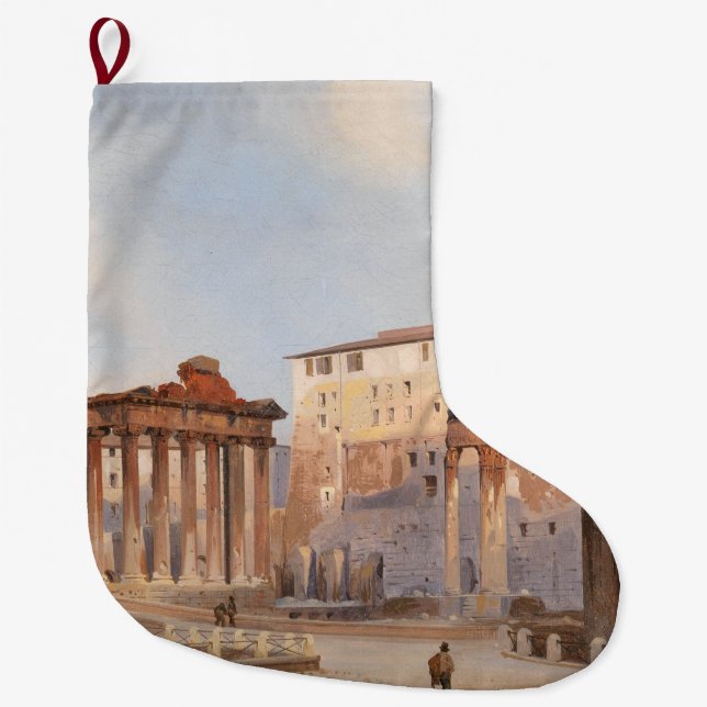 Das Forum der Antike (von Ippolito Caffi) Großer Weihnachtsstrumpf (Vorderseite)