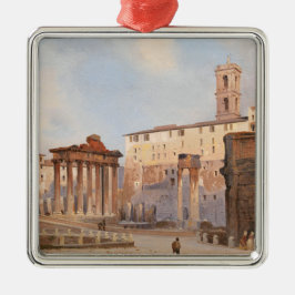 Das Forum der Antike (von Ippolito Caffi) Ornament Aus Metall