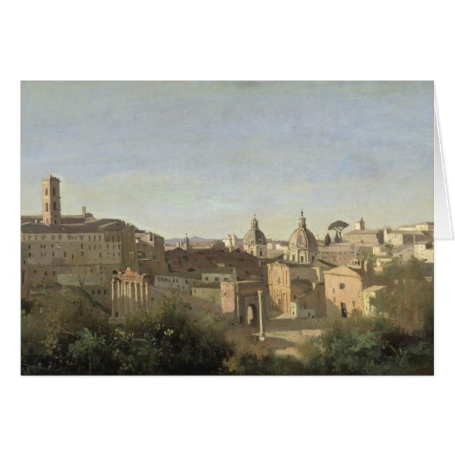 Das Forum gesehen von den Farnese Gärten (Vorderseite (Horizontal))