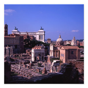 Das Forum Rom Fotodruck