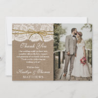 Das Foto der rustikalen Twine Bow Wedding Collecti
