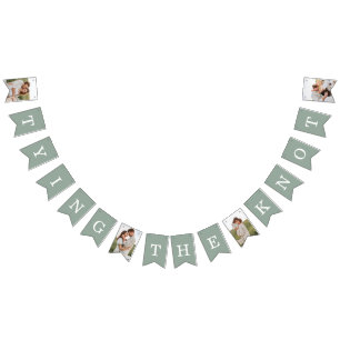 Das Foto des Knotens Wimpelkette