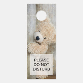 Das Foto des Niedlichen gestopften Bären darf nich Türanhänger