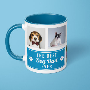 Das Foto für den besten Hund je Blue Pet Collage V Tasse