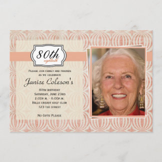 Das Foto-Geburtstags-Party der Frauen laden Einladung