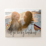 Das Foto wird mein Vorschlag für eine Brautjungfra Puzzle<br><div class="desc">Kann mit Ihrem eigenen Foto angepasst werden. © Gorjo Designs. Made for you via Zazzle Plattform. // Hinweis: Foto wird nur als Platzhalter verwendet. Sie müssen vor der Bestellung/dem Druck Ihr eigenes Foto ersetzen. Wenn Sie Hilfe benötigen,  kontaktieren Sie mich bitte.</div>
