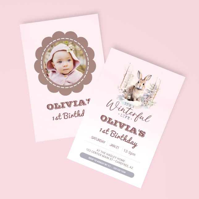 Das Foto zum Kindergeburtstag im Winter Einladung (Von Creator hochgeladen)