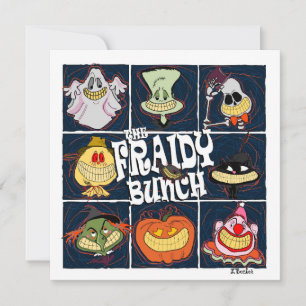 Das Fraidy Bunch Fun Halloween Karte