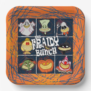 Das Fraidy Bunch Fun Halloween Pappteller