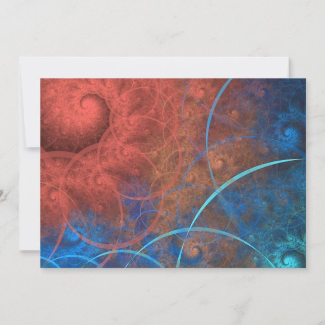 Das Fraktal Incinerator Art - Warmbrand Einladung (Vorderseite)