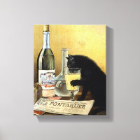 Das französische Poster "absinthe bourgeois" von R