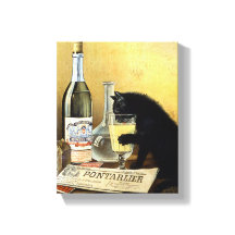 Das französische Poster "absinthe bourgeois" von R