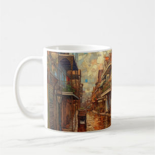 Das französische Viertel New Orleans, Stil des Fut Kaffeetasse