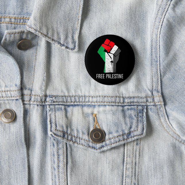Das freie Palästina - der Widerstand gegen Gaza Button (Beispiel)