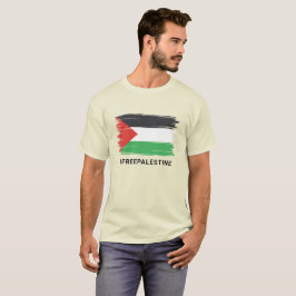 Das freie Palästina, die palästinensische Flagge,  T-Shirt