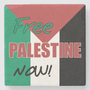 Das freie Palästina jetzt unter palästinensischer Steinuntersetzer