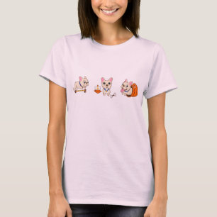 Das Frenchie helle T-Shirt