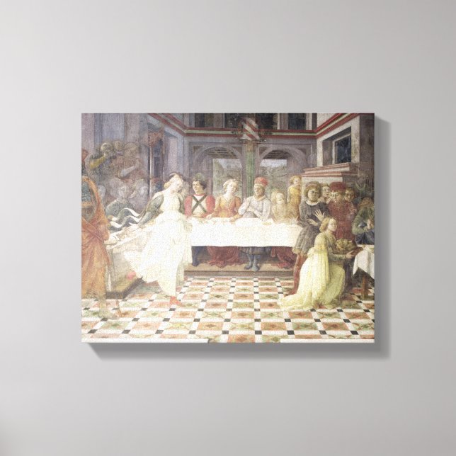 Das Fresko Herod (siehe auch 60432) Leinwanddruck (Vorderseite)