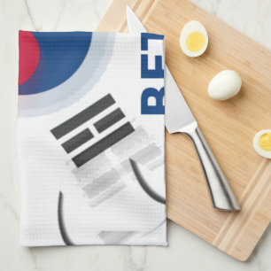 Das freundliche koreanische Design "Have a Nice Da Küchentuch