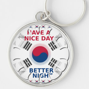 Das freundliche koreanische Design "Have a Nice Da Schlüsselanhänger