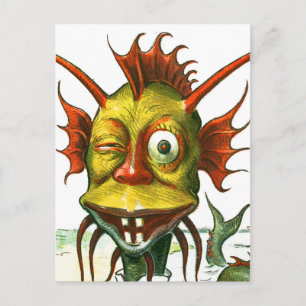 Das freundliche Monster Postkarte