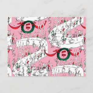 Das fröhliche Weihnachtsfest der Whos Postkarte