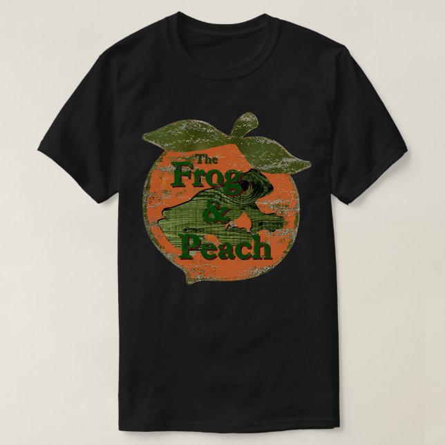 Das Frosch-Peach-Restaurant T-Shirt (Design vorne)