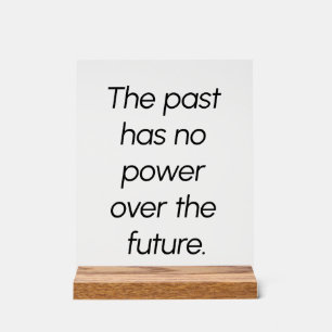 Das frühere Akryllische Zeichen Acrylschild