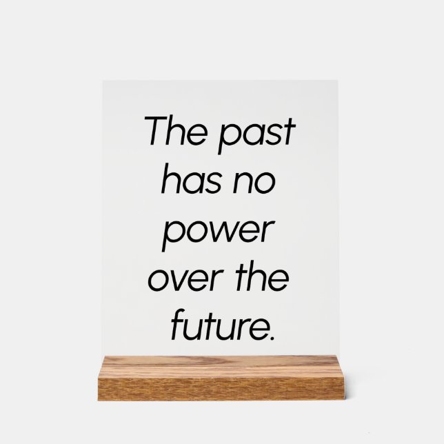 Das frühere Akryllische Zeichen Acrylschild (Vorderseite)