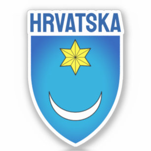 Das früheste bekannte Symbol - Kroatien Aufkleber
