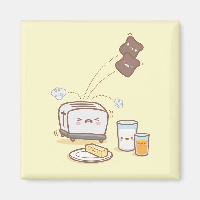 Das Frühstück ist im Zelt ruiniert Magnet (Vorne)