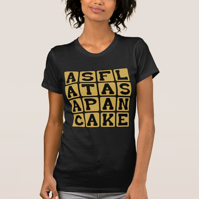 Das Frühstück ist wie ein Pfannkuchen und das Früh T-Shirt (Vorderseite)