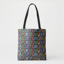 Das Fun School Alphabet drucken auf der ganzen Tas