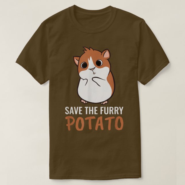 Das Furry-Potato-Design für den Schweinehalter der T-Shirt (Design vorne)