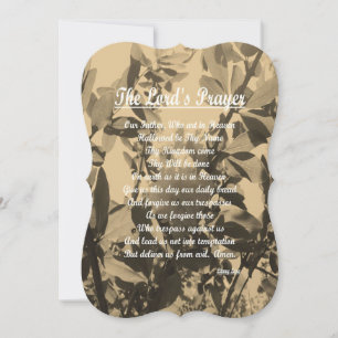 Das Fürstengebet Feiertagskarte