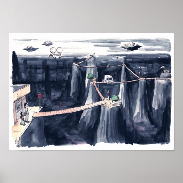 Das Fußgängererlebnis in den USA Poster (Vorne)