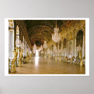 Das Galerie DES Glaces (Hall der Spiegel) 1678 Poster