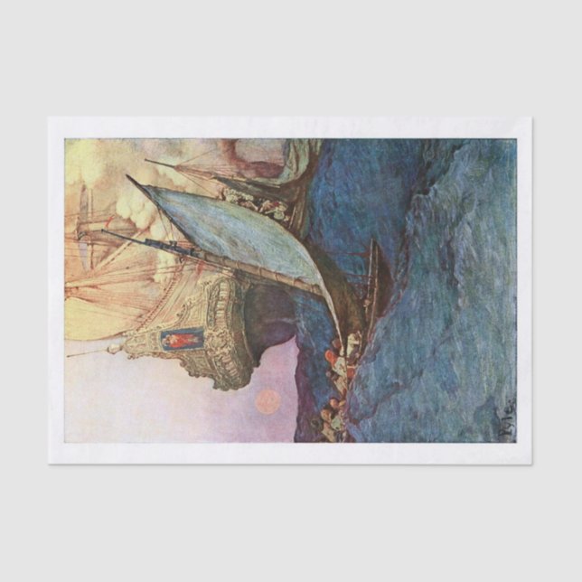 Das Galleon Seidenpapier (Vorderseite)