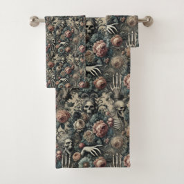 Das Gambit von Ghoul - gotisch Viktorianisch Badhandtuch Set