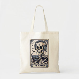 Das Gamer-Skelett-Tarotkarten-Shirt Tragetasche