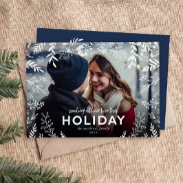 Das ganze Botanische Overlay-Foto unserer Liebe Feiertagskarte