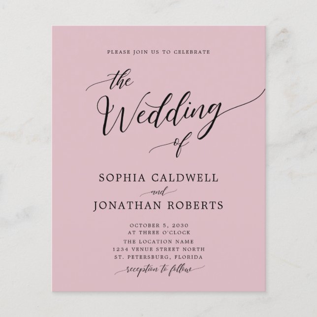 Das ganze Budget in einer Rose (Vorderseite)