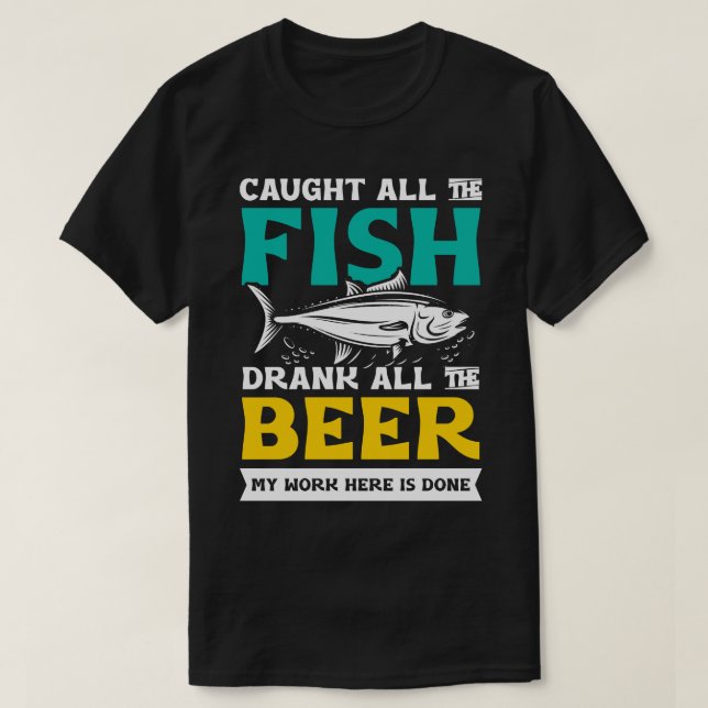 Das ganze Geschenk des Fisch-Ozeans T-Shirt (Design vorne)