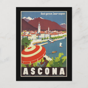 Das ganze Jahr offen Ascona Postkarte