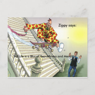 "Das ganze Leben ist eine Weichheit für Republikan Postkarte