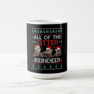 Das ganze Otter Rentier Weihnachtskraut Kaffeetasse