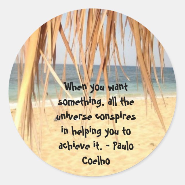 Das ganze Universum verschwört Runder Aufkleber (Vorderseite)