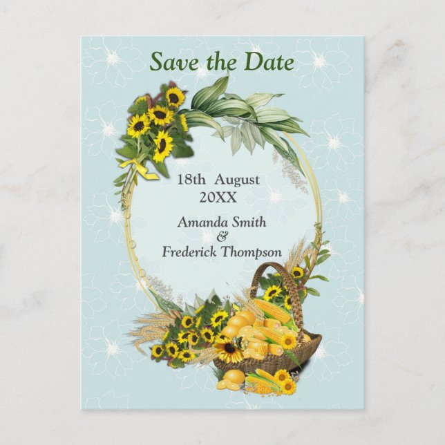 Das Garden-Party Ankündigungspostkarte (Vorderseite)