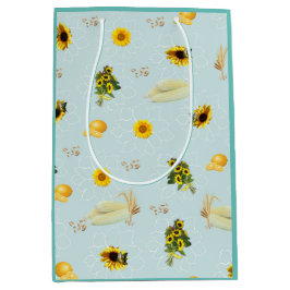 Das Garden-Party Wiederholen Design Mittlere Geschenktüte